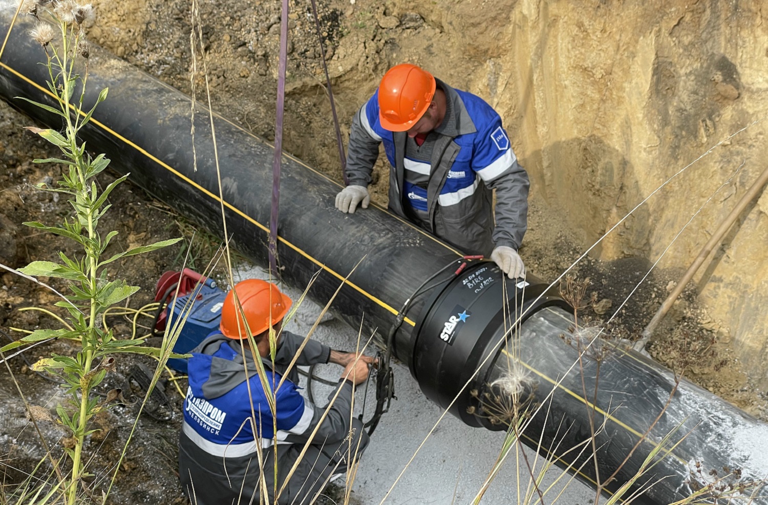 В Челябинской области завершается строительство газопровода-закольцовки между ГРС "Миасс" и ГРС "Сыростан"