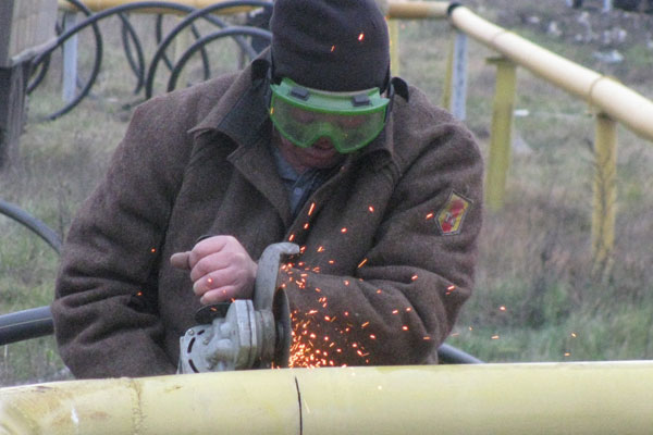 В городе Карталы завершен ремонт газопровода к микрорайону Полтавка, поврежденного в результате наводнения